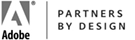 Adobe Partners by Design Partnership Logo